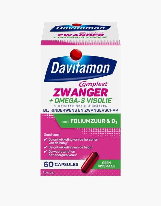 Davitamon Compleet Zwanger Omega-3 Visolie
